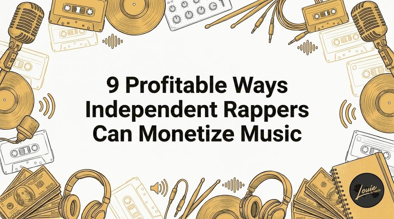 9 Profitable Ways Independent Rappers Can Monetize Music